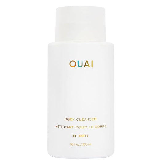 OUAI Body Cleanser, St. Barts - Foaming Body Wash with Jojoba Oil and Rosehip Oil to Hydrate, Nurture, Balance and Soften Skin - Paraben, Phthalate and Sulfate Free Skin Care Products - 10 Oz-FemmiqueWomen