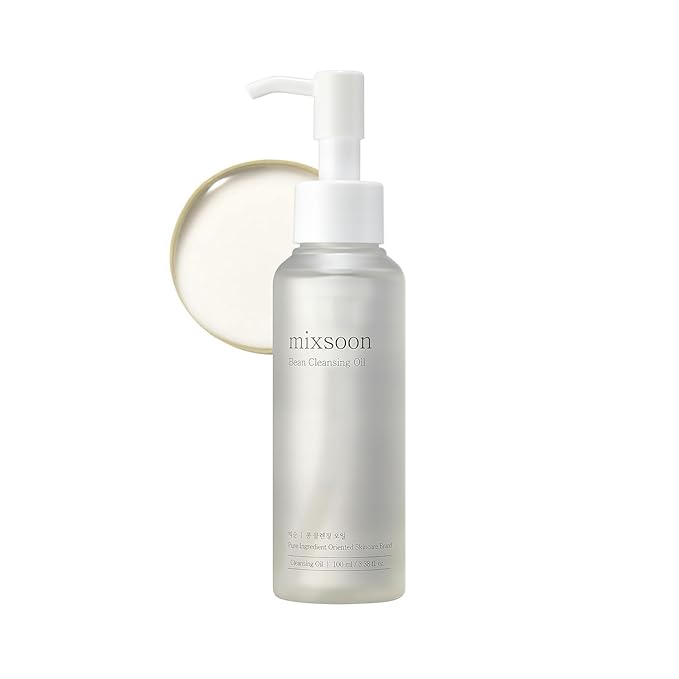 mixsoon Bean Cleansing Oil 3.38 Fl. Oz. / 100ml Lightweight Oil Cleanser Make up Remover for daily skin care routine Korean Glass Skin Care-FemmiqueWomen