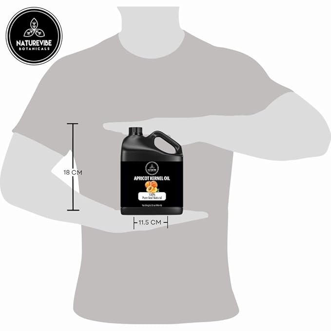 Naturevibe Botanicals Apricot Oil 32 Ounces | 100% Pure and Natural | Great for Skin Care and Hair Care-FemmiqueWomen