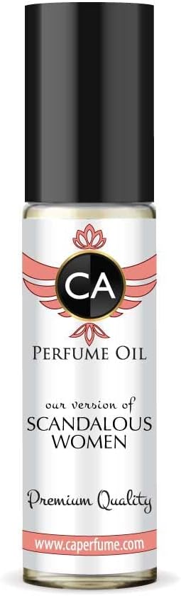 CA Perfume Impression of Scandalous Women Fragrance Body Oil Roll-On 0.3 Fl Oz/10ml-FemmiqueWomen