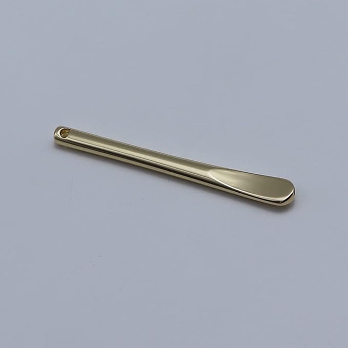 3 Pieces Zinc Alloy Makeup Spatula Eye Cream Spoon Beauty Scoop Mini Spoon Makeup Beauty Spoons Mini Cosmetic Skincare Spatula for Cream Lotions, Cylindrical Handle Type, Golden, Silver, Rose-Gold-FemmiqueWomen