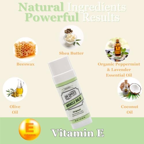 Dr. Doug's Original Miracle Balm – | Organic, Handmade Balm for Dry, Itchy Skin | Cruelty-Free &-FemmiqueWomen
