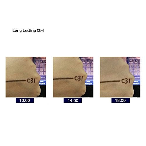 1pcs Eyebrow Pencil Longlasting Waterproof Durable Liner Eyebrow 5 Colors to Choose (1# Black)-FemmiqueWomen