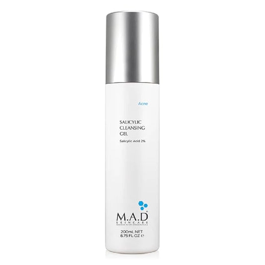 M.A.D Skincare Salicylic Cleansing Gel - Acne Facial Wash 6.75 oz.-FemmiqueWomen