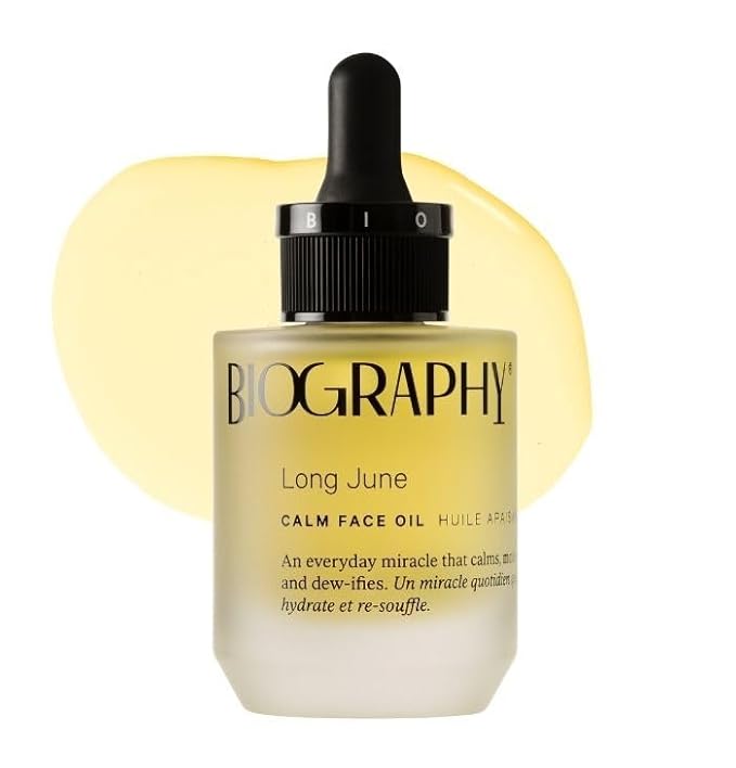 Biography Long June Quieting Face Oil, 30ml - Natural Smoothing & Clarifying Dry Oil. Clarifying, Moisturizing & Hydrating Beauty Facial Oil for Women w/Camellia, Vitamin E & Marula-FemmiqueWomen