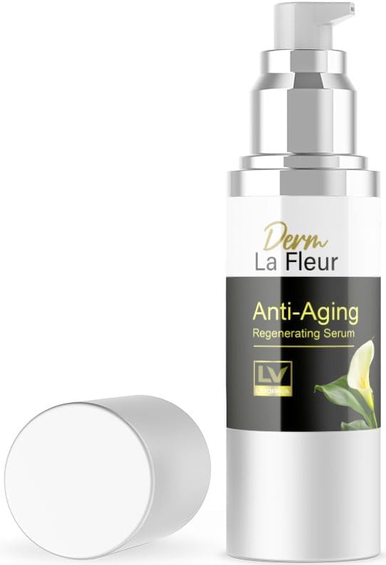 1 Pack - Derm La Fleur Anti- Aging Serum - Derm La Fleur Plus, Derm La Fleur Luxe 1 Bottle Serum For 1 Month, Derma Fleur Moisturizing Skin Conditioner.-FemmiqueWomen