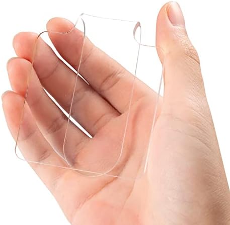 2Pcs Makeup Hand-held Palette Professional Clear Acrylic Makeup Mixing Tray Palette for Foundation Eyeshadow Powders Cosmetics Nail Art Manicure Palette-FemmiqueWomen