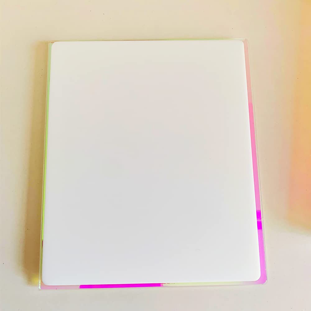 Grafting False Eyelash Acrylic Extension Pallet Organizer, Eyelash Extension Glue Tweezers Plate Makeup Palette, Dustproof Storage Box Display Training Tools Salon (Dazzling L with cover)-FemmiqueWomen