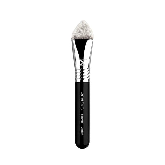 Sigma Beauty 4DHD Kabuki Brush – Pyramid-Shaped Kabuki Makeup Brush for Blending Concealer and Powder on Spots, Scars, Crevices and Under Eye - Offers Precise Application & Detailed Coverage-FemmiqueWomen