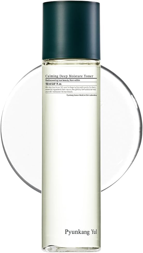 Pyunkang Yul PKY Calming Deep Moisture Toner - Face Toner for Women containing AHA and PHA - for Teens and Adults - Astringent for Face - Korean Facial Toner - 150ml 5.07 Fl. Oz.-FemmiqueWomen