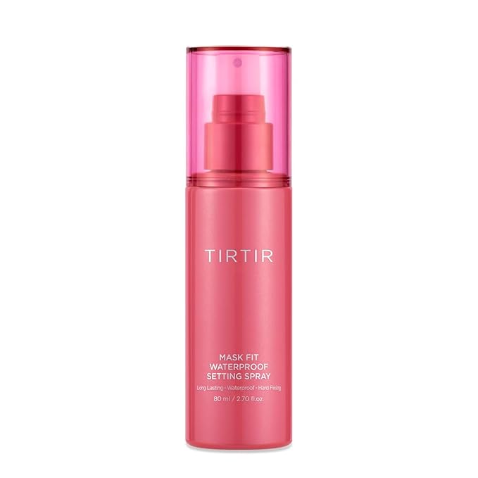 TIRTIR Waterproof Setting Spray – 24 Hour Long Lasting Fix, Sweatproof Water Resistant Makeup Finisher – Ethanol Free, Semi Matte Finish for Oily Skin – Korean Makeup Fixer-FemmiqueWomen