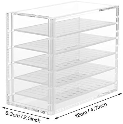 Acrylic Cosmetic Storage Makeup Organizer Clear Eyelash Storage Box Eyelashes Glue Pallet Holders 5 Layers Grafting Eyelash Extension Tool-FemmiqueWomen