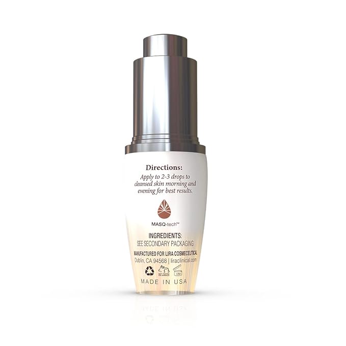 Lira Clinical MYSTIQ iLuminating Beauty Oil - Vitamin C Face Oil with Plant Stem Cell Extract - Hydrates Skin with Argan, Baobab with Antioxidants - Facial Drops for Daily Skincare Routine - 0.5 Oz-FemmiqueWomen