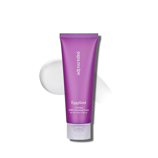 Papa Recipe Eggplant Moisturizing Cleansing Foam for Sensitive, Dehydrated, and Acne-Prone Skin-FemmiqueWomen