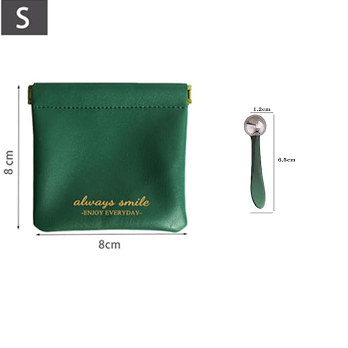 2 in 1 Roller Eyes Cream Applicator Wand and T-Shape Massager Tool for Facial Massage, Reduce Puffiness (Green-1)-FemmiqueWomen