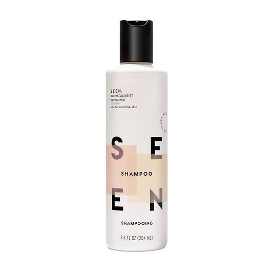 SEEN Shampoo - Scented - Non-Comedogenic & Sulfate-Free Hair Shampoo- Dermatologist-Developed - Safe for Sensitive & Acne Prone Skin-FemmiqueWomen