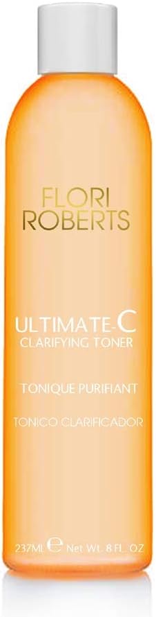 Ultimate-C Clarifying Toner by Flori Roberts, Facial Toner for Women of Color or Deeper Skin Tones, Protects Against Signs of Aging, Refreshing, Hydrating, Calming, Alcohol-Free-FemmiqueWomen