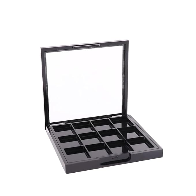12 Grids Empty Eyeshadow Palette DIY Eyeshadow Makeup Palette Lipstick Container Empty Makeup Storage Box for Blush Lipstick-FemmiqueWomen