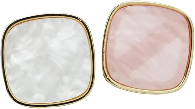 2 Pcs Nail Art Palette Ring Nail Color Mixing Tray Nail Polishing Palette Makeup Foundation Mixing Plate with Finger Ring for Nail Salon Shop Square-FemmiqueWomen