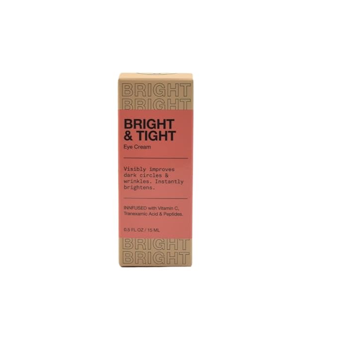iNNBEAUTY PROJECT Bright & Tight Dark Circle Firming Eye Cream with Vitamin C & Peptides 0.5 oz / 15 mL-FemmiqueWomen