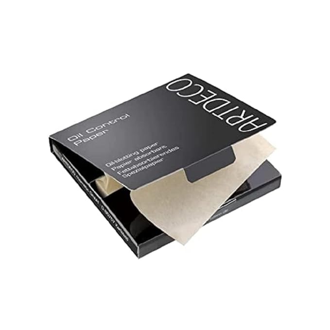 ARTDECO Oil Control Paper - Oil-Absorbing Blotting Paper - Gives Your Complexion a Matte Finish - Refill Pack with 100 Sheets - For Makeup - For Oily Skin - Easy Take Out Design - Face Wash - 100pcs-FemmiqueWomen