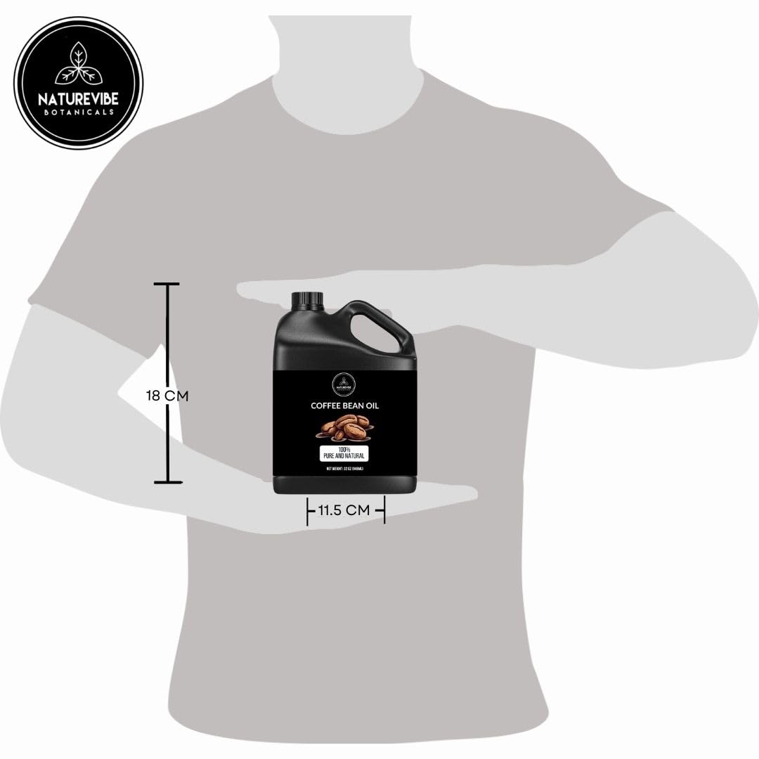 Naturevibe Botanicals Coffee Bean Oil 32 Ounces | 100% Pure and Natural | Great for Skin Care and Hair Care-FemmiqueWomen