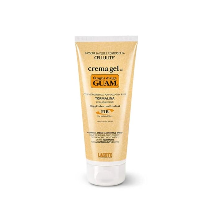 Guam Classic Strengthening Gel Mud Cream against Cellulite With Tourmaline and Far Infrared Rays (FIR Formula), After Care for Body Wraps to Prolong the Effect, 200 ML-FemmiqueWomen