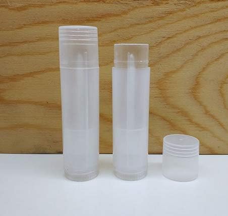 12 Pieces Clear Plastic Empty Lip Balm Tubes Containers DIY Lip Balm Lip Gloss Tube Pipe Bottle-FemmiqueWomen