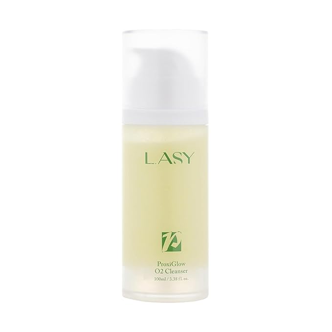L.ASY ProxiGlow O2 Cleanser (3.4 fl.oz) – Oxygen-Infused Hydrating Facial Wash-FemmiqueWomen