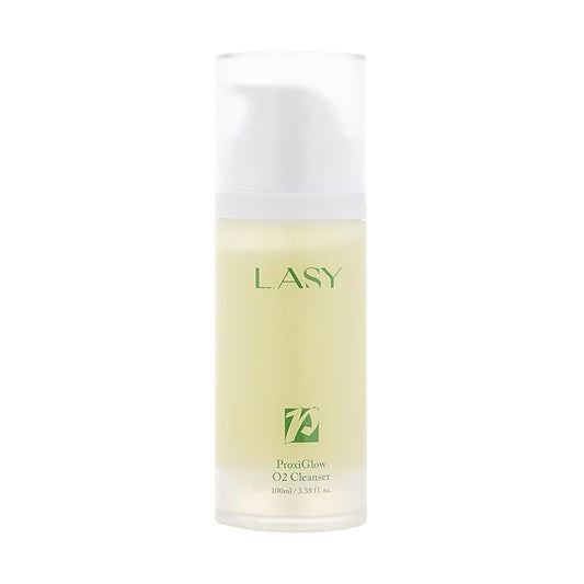 L.ASY ProxiGlow O2 Cleanser (3.4 fl.oz) – Oxygen-Infused Hydrating Facial Wash-FemmiqueWomen