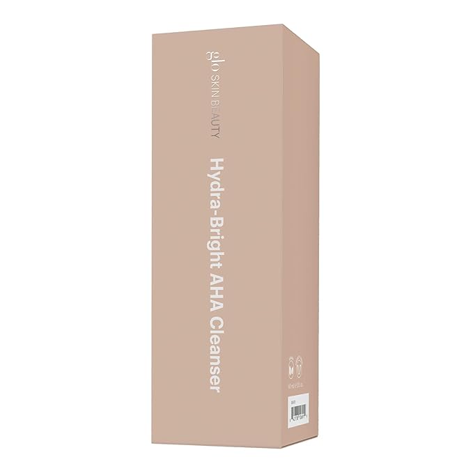 Glo Skin Beauty Hydra-Bright AHA Cleanser, Travel Size - Foaming Gel Cleanser Removes Makeup, Gently Exfoliates, Hydrates and Brightens Skin (2 Fl Oz)-FemmiqueWomen
