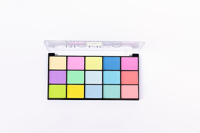 15 Colors Eyeshadow Palette | Versatile Range for Unlimited Eye Looks. (Pastel)-FemmiqueWomen