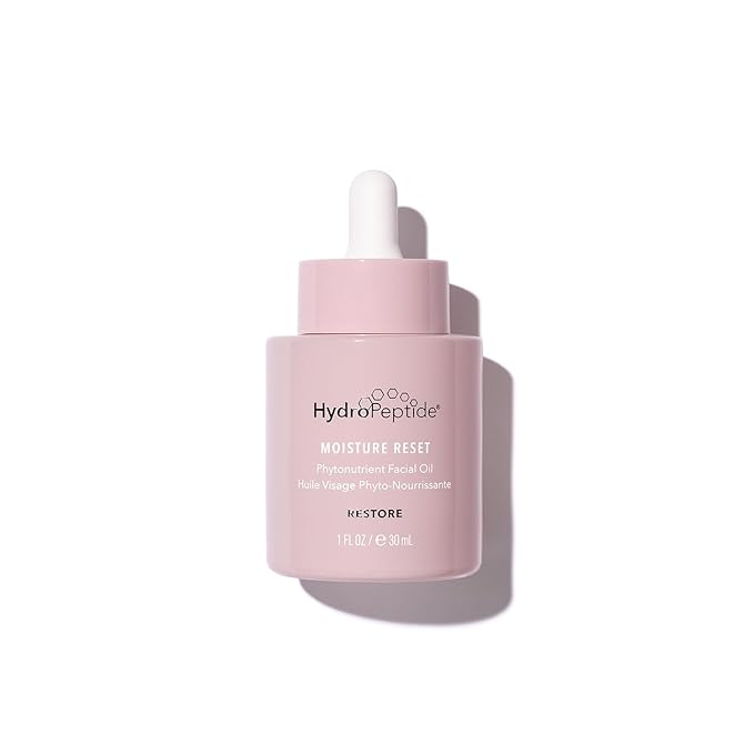 HydroPeptide Moisture Reset, Phytonutrient Facial Oil, Hydrate and Enrich Skin, Improves Skin Barrier Function, 1 Ounce-FemmiqueWomen