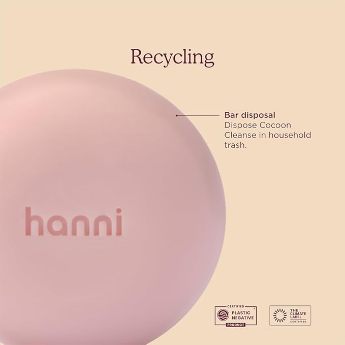 HANNI Cocoon Cleanse Serum with Shea Butter, Soap-Free Body Wash and Shaving Cream Replacement, Hydrating Cleanser with Eucalyptus, 3.7 oz-FemmiqueWomen