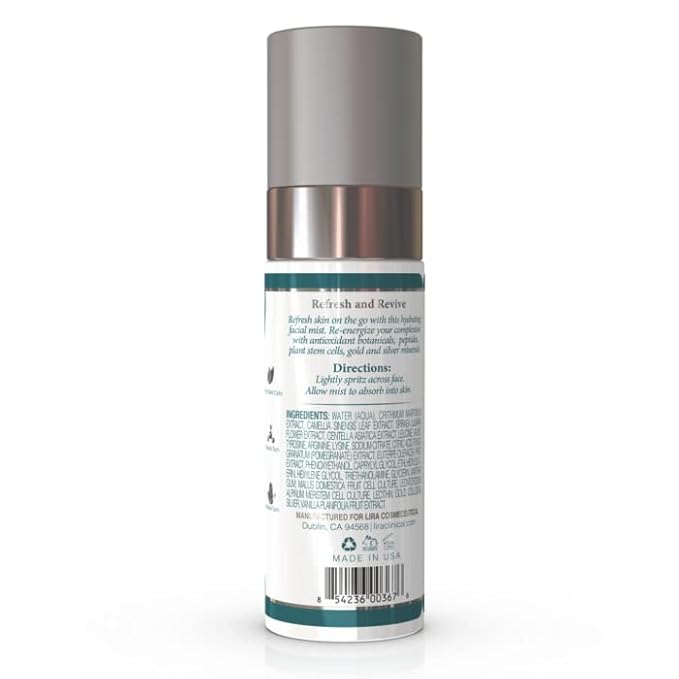 Lira Clinical BIO Hydrating Mineral Mist - Face Mist Hydrating Spray with Plant Stem Cells - Calming & Glowing Facial Mist - 2 Ounce-FemmiqueWomen
