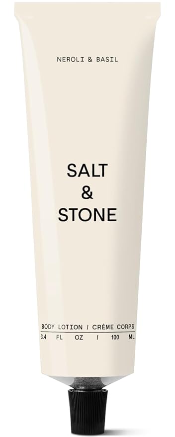 Salt & Stone Body Lotion for Women & Men| Scented Daily Body Lotion | Hydrates, Nourishes & Softens Skin | Restores Dry Skin | Fast-Absorbing | Cruelty-Free & Vegan (100 ml) (Neroli & Basil)-FemmiqueWomen