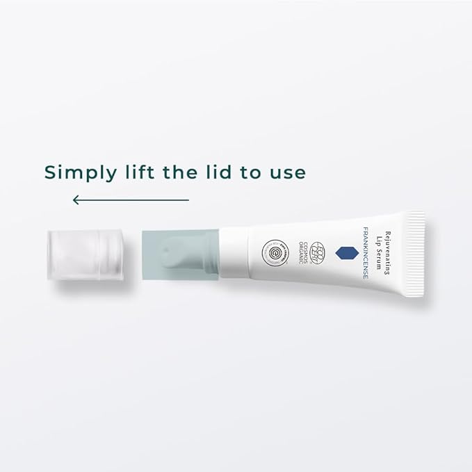INNA Organic Lip Serum, Moisturizing, Fine Line Care & 100% Vegan, EWG & COSMOS Certified | Frankincense Essential Oils Infused Skin Care | Luxury Clean Beauty-FemmiqueWomen