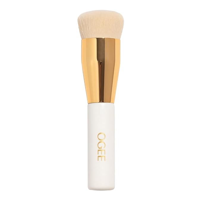 Ogee Professional Quality Makeup Brush - Ultra-Soft Base Brush with Vegan Bristles for Flawless Liquid Makeup Application - Premium Foundation Brush for Liquid Makeup-FemmiqueWomen