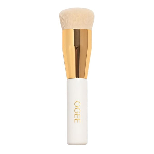 Ogee Professional Quality Makeup Brush - Ultra-Soft Base Brush with Vegan Bristles for Flawless Liquid Makeup Application - Premium Foundation Brush for Liquid Makeup-FemmiqueWomen