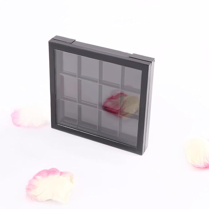 12 Grids Empty Eyeshadow Palette DIY Eyeshadow Makeup Palette Lipstick Container Empty Makeup Storage Box for Blush Lipstick-FemmiqueWomen