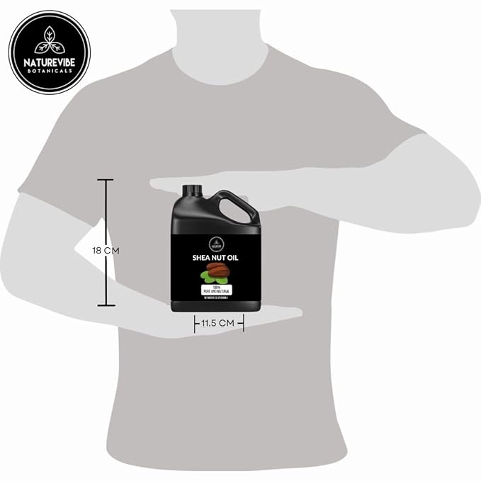 Naturevibe Botanicals Shea Nut Oil 32 Ounces | 100% Pure and Natural | Great for Skin Care and Hair Care-FemmiqueWomen