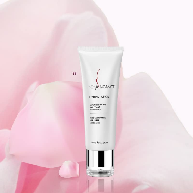 Gentle Foaming Cleanser Daily Face Wash for Unisex Amino Acids Sensitivity-free Perfectly Clean Suitable for All Skin Types, 3.5 Fl Oz-FemmiqueWomen