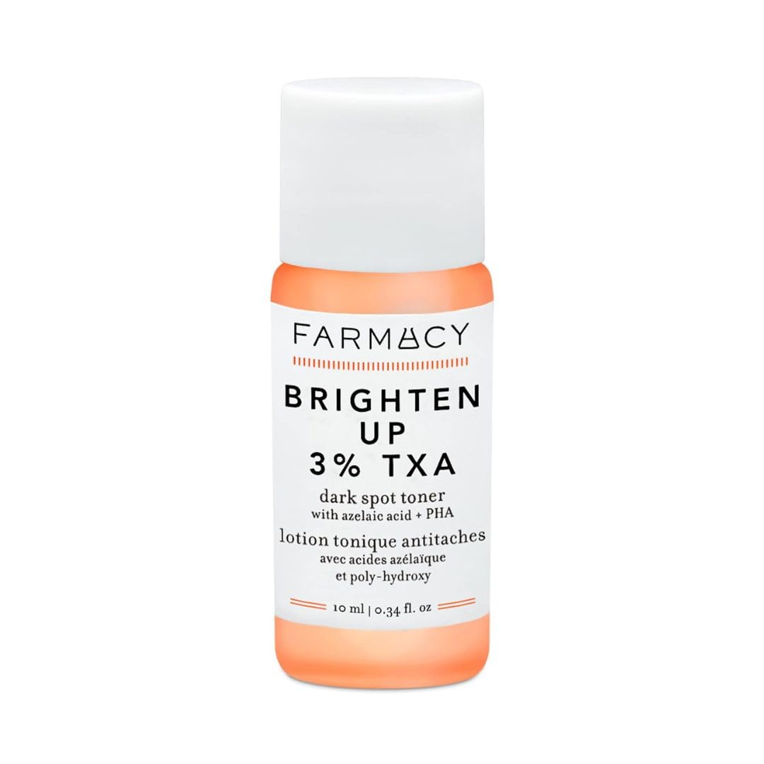 Farmacy 3% TXA Toner for Face - Brightening Face Toner for Oily Skin - Liquid Exfoliant with Azelaic Acid + 5% PHA to Target Visible Dullness + Help Reduce Uneven Skin Tone (10ml)-FemmiqueWomen