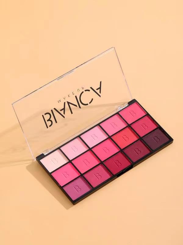 15 Colors Eyeshadow Palette | Versatile Range for Unlimited Eye Looks. (Rose)-FemmiqueWomen