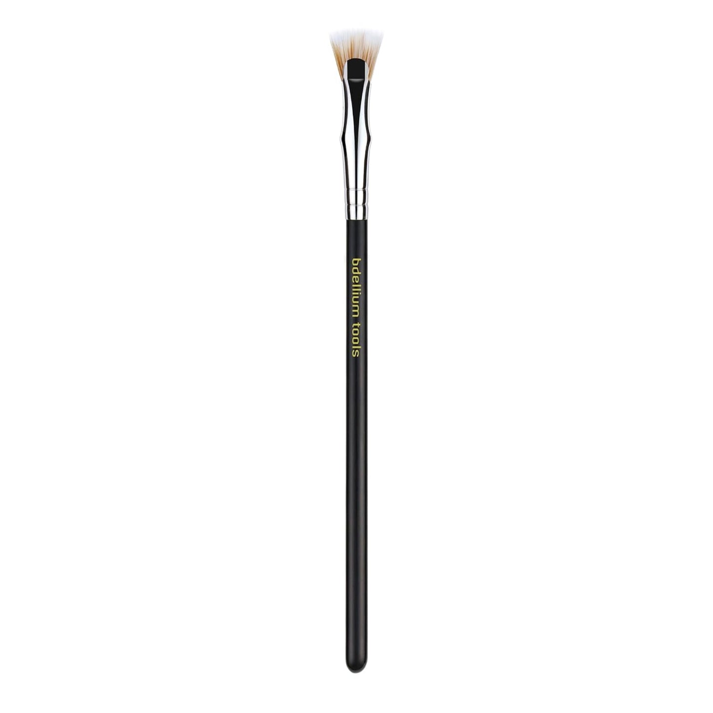 Bdellium Tools Professional Makeup Brush - Maestro Series 730 Bent Mascara Fan - With Soft Synthetic Fibers, For Applying Mascara (Black, 1pc)-FemmiqueWomen