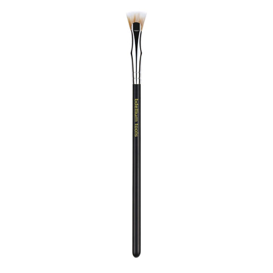 Bdellium Tools Professional Makeup Brush - Maestro Series 730 Bent Mascara Fan - With Soft Synthetic Fibers, For Applying Mascara (Black, 1pc)-FemmiqueWomen