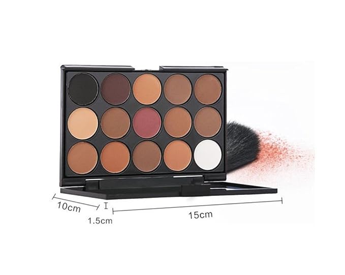 15 Colors Eyeshadow Makeup Palette Cosmetic Contouring Kit - Perfect for Professional and Daily Use-FemmiqueWomen