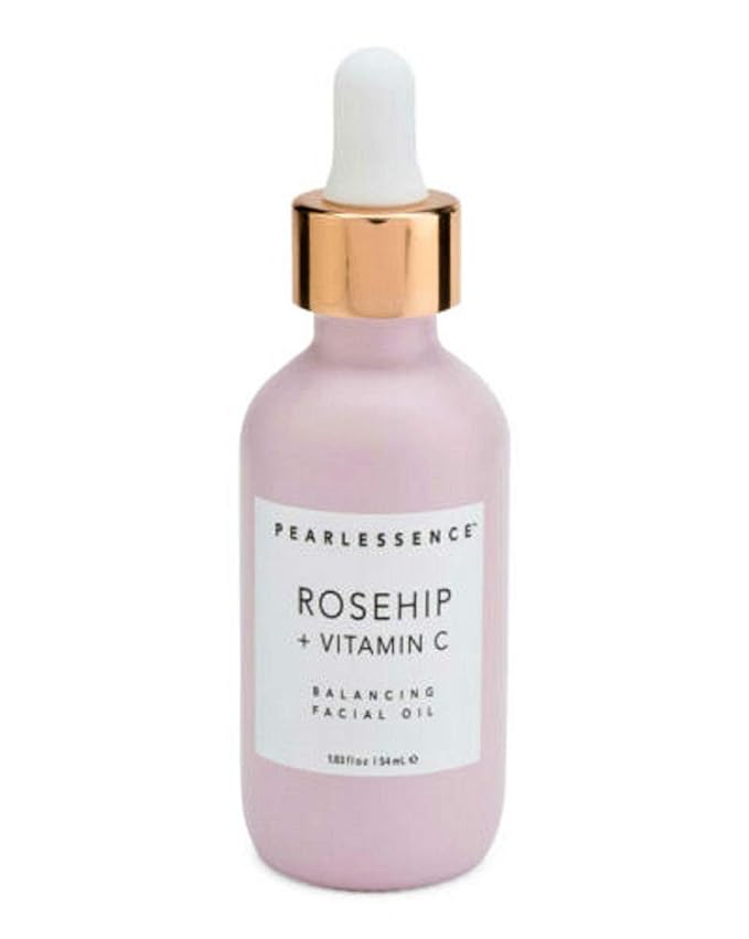 Pearlessence Rosehip Balancing Facial Oil + Rosehip Fruit Oil & Vitamin C | Daily Hydration to Help Balance & Revive Skin | Made in USA & Cruelty Free-FemmiqueWomen