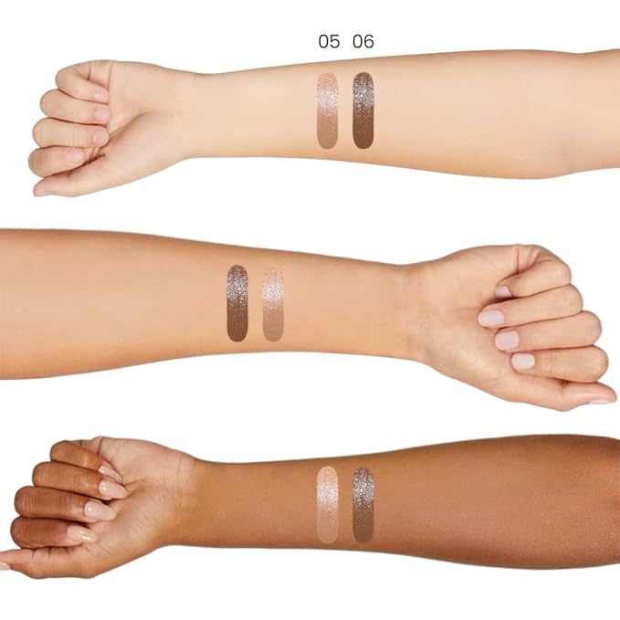 2 Pack Liquid Foundation Cream for Face Makeup,Durable Full Coverage Matte Concealer Make Up,Oil Control & Waterproof Base Primer -0.35+0.35 Fl.Oz (05+06#)-FemmiqueWomen