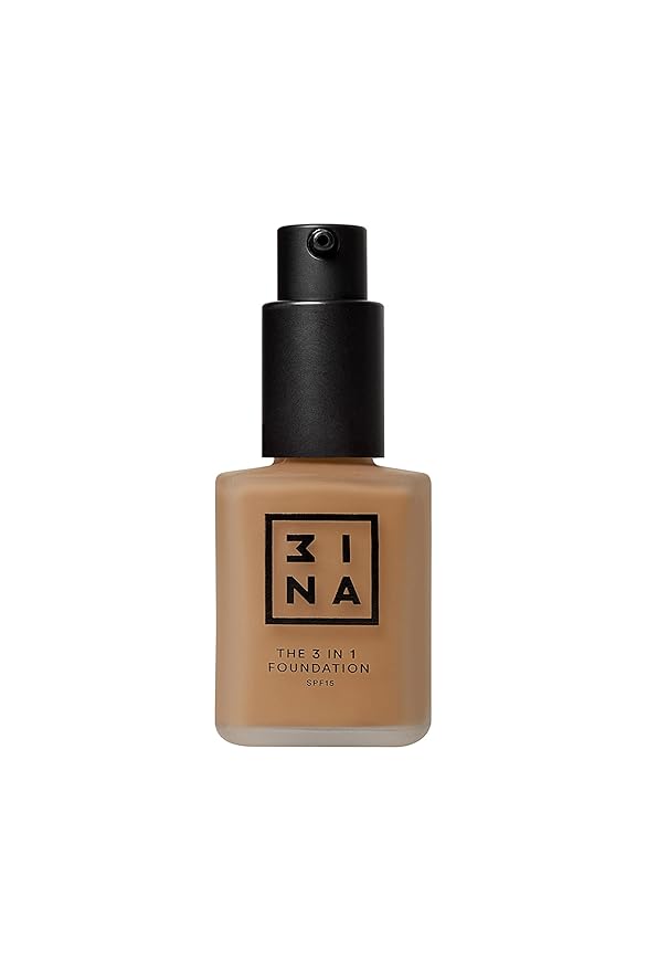 3INA The 3-In-1 Foundation 218 - Vegan Formula - Combination Of Primer, Concealer And Foundation - Medium Coverage - Natural Finish - Perfect For Covering Lines And Blemishes - Long Lasting - 1.01 Oz-FemmiqueWomen